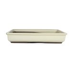 Japanese Shiro Glazed Rectangular Containers - Large 395 X 275 X 75MM