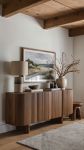 Valenza Fluted Walnut Sideboard - 35000 Hinged