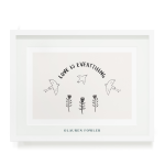 Love Is Everything Art Print - Portrait