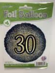 Navy Gold No 30 Foil 18INCH