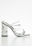 Nabei Block Mule Heel - White