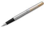 Parker Jotter Fountain Pen Stainless Steel With Gold Trim