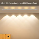 1PC Intelligent Human Body Sensing Light Sports Sensing Light Strip Light With Small Night Light USB Rechargeable And Dimmable T