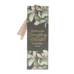 Faux Leather Bookmark - Goodness And Mercy