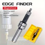 High-precision 10MM Hss Edge Finder For Milling Machines - Titanium Coated Quick Work Measuring Tool With 4MM Probe