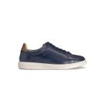 Mens Social Sneakers In Navy & White - Navy & White 10