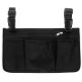 Wheelchair Side Storage Bag Wheelchair Armrest Pouch With Cup Holder