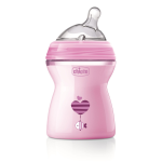 Chicco Natural Feeling Bottle 2 Months 250ML - Pink