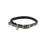 Rogz Catz Sparklecat Pin Buckle Cat Collar - Small Black