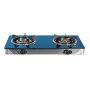 Totai 2 Burner Black Glass Tabletop Gas Stove |26/013A