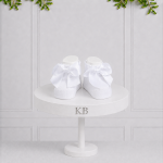 Sandy Baby Socks – White