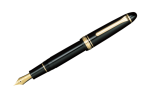 Sailor 1911L Fountain Pen – Black With Gold Trim