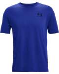 Men's Ua Sportstyle Left Chest Short Sleeve Shirt - ROYAL-402 XXL