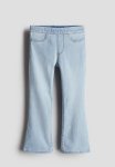 Superstretch Flared Leg Jeans - Light Denim Blue