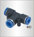 Pu Hose Fitting Tee 10MM