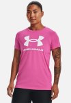 Under Armour Ua Sportstyle Logo Short Sleeve - Pink Edge White