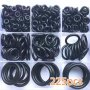 225PCS Rubber O Ring Oil Resistance O-ring Washer Seals Watertightness Assortment Different Size Kit Set