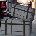 Extra-large Waterproof Storage Bag With Zipper & Handles - Durable Odorless Organizer For Home Closet And Travel - Versatile Dus