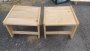 2 Wooden Bedside Pedestals