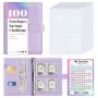Sooez 100 Envelopes Money Saving Challenge Savings Challenges Book With Envelopes & Challenge Tracker Motivational Process To Save $5050 Money Savi
