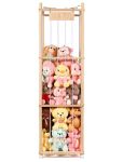 Ceojpa Stuffed Animal Storage & Organizer Wooden Stuffed Animal Zoo Large Toy Storage Organizer & Holder Plush Toy Display Tower