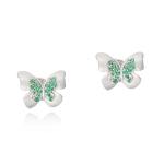 Flight Studs - 18KT White Gold Vermeil