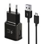 Fast Charging USB Travel Adapter With 1M Micro USB Silicone Cable