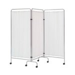 Mobile Bedscreen 3 Fold With Curtains