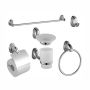 Bathroom Accessories 6-PIECE Chrome Plated Zinc 3100