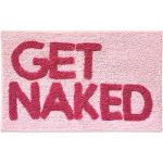New Mungo Get Naked Bath Mat Pink - Hot Pink Bathroom Rug 31" X 20