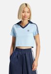 Adidas Original V-neck Polo - Clear Sky