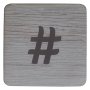 White Scrabble Block Symbol “ ” 8.5CM X 8.5CM