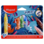 MAPEX Maped Wax Jungle Fever Crayons 12 Pack
