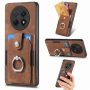Rfvzubemok Compatible With Honor X9B Magnetic Bracket Case Compatible With Honor X9B 5G ALI-NX1 Pc+tpu+pu 3 In 1 Card Slots Kick