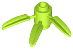 Parts Plant Brick - Round 1 X 1 With 3 Bamboo Leaves 30176 - Lime