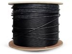 Acconet. Acconet CAT5 Uv Outdoor Ethernet Cable 500M Black Cca Sf tp Roll CAT5U-500-CAT5U-500
