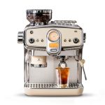 Pedrocchi Espresso Machine With Grinder& Milk Frother Instant Espresso-to-cold Brew Dual Pump Auto Tamping & 58MM 20BAR Pid 35 S