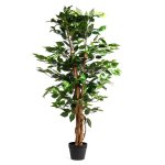 Houzecomfort Artificial Ficus Tree Plant 120CM