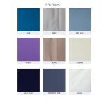 Standard Microfibre Pillowcases Pairs Assorted Colours - White