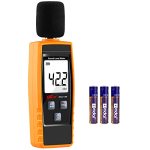 Decibel Meter Sound Level Reader 30-130DB A Hand-held Sound Noise Meter With Backlight Alarm Digital Noise Meter Decibel Monitor