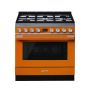 Smeg Cooker With Gas Hob – Orange