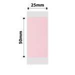 NB370 - - D101 Only - 25X50MM - 130 Pink Labels