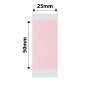 NB370 - NIIMBOT - D101 ONLY - 25X50MM - 130 PINK LABELS