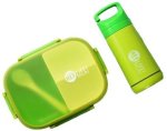 Bpa Free 3 Compartment Lunch Box Set And A Bottle Lunch Box