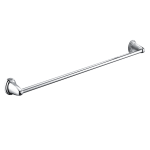 Bay Single Towel Rail Chrome 600MM - Mica Online