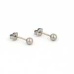 Sensitive Sterling Silver Ball 4MM