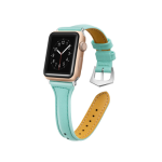 Kd T Shape Leather Strap For 38 40MM Apple Watch S m l - Frost Green