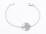 Tree Of Life Adjustable Sterling Silver Bracelet