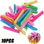 10PCS Reusable Plastic Food Bag Clips - Moisture & Dust Proof Seal For Freshness Kitchen Storage Accessories