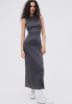 Ribbed Bodycon Dress - Dark Grey